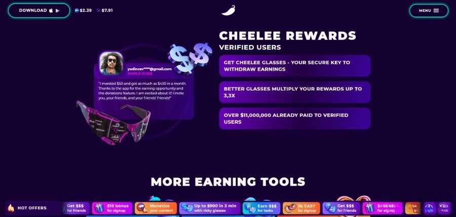 SocialFi Project - Cheelee