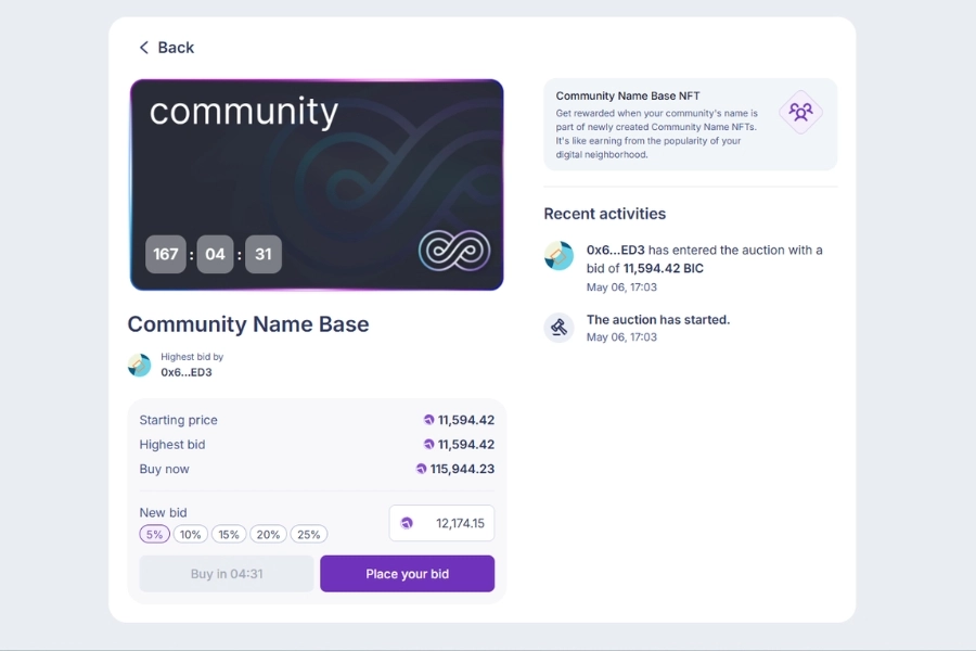 Beincom NFTs foster community engagement and gamification
