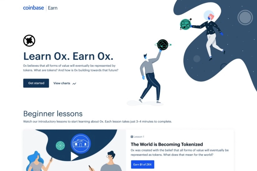 Coinbase - Learn and Earn Program