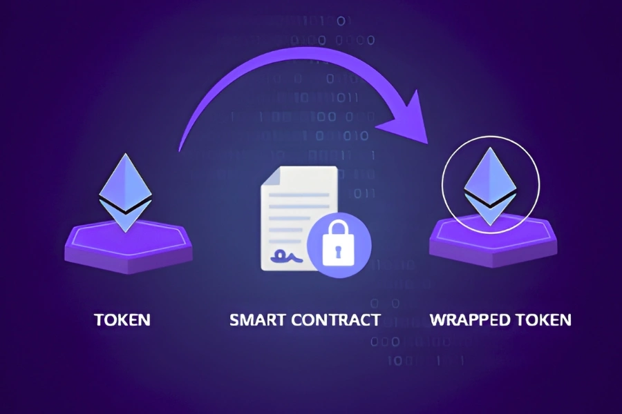 Wrapped tokens enable interoperability between different blockchain networks